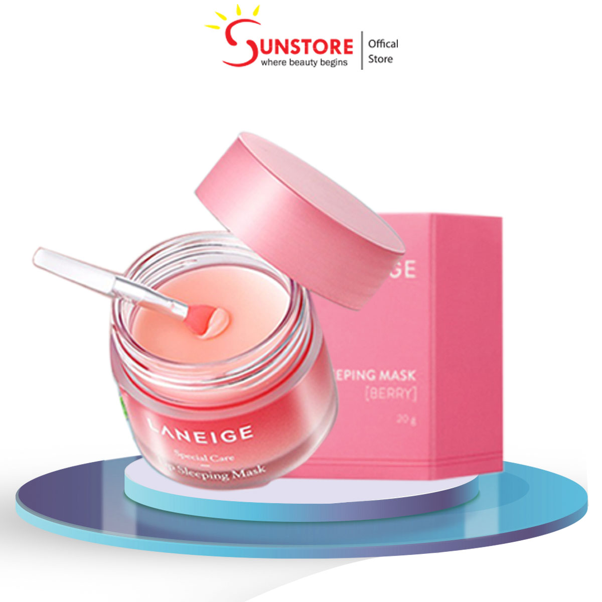 Mặt nạ ngủ dành cho môi Laneige Lip Sleeping 20g  Lấy đi tế bào da chết trên môi dưỡng ẩm môi mềm mọng căng mọng -ngăn ngừa thâm môi -  sunstore17