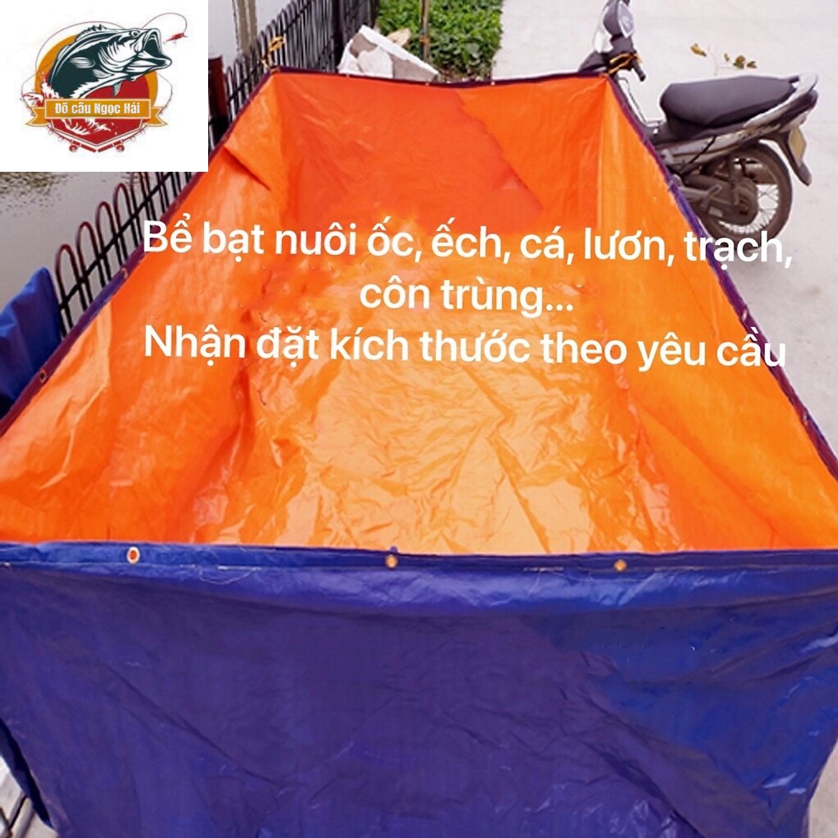 Bể Bạt Nuôi Cá Tôm Lươn Ếch ....vv Bể Bạt Việt Hàn Tuổi Thọ Trên 3 Năm Chất Liệu Tốt Dễ Dàng Sử Dụng