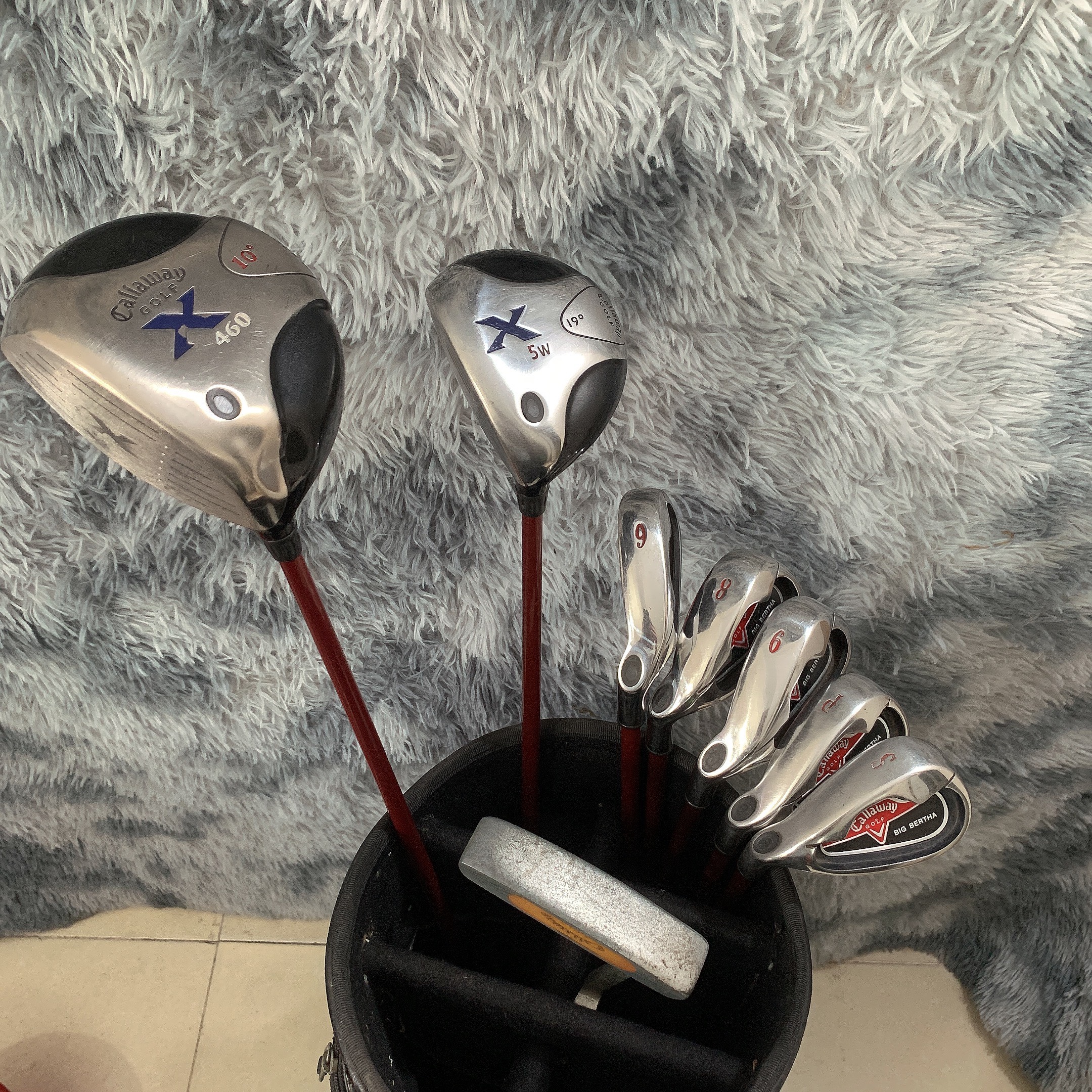 Fullset Golf Callaway Lady's Left Hand Shaft Graphite Flex L 8 PCS