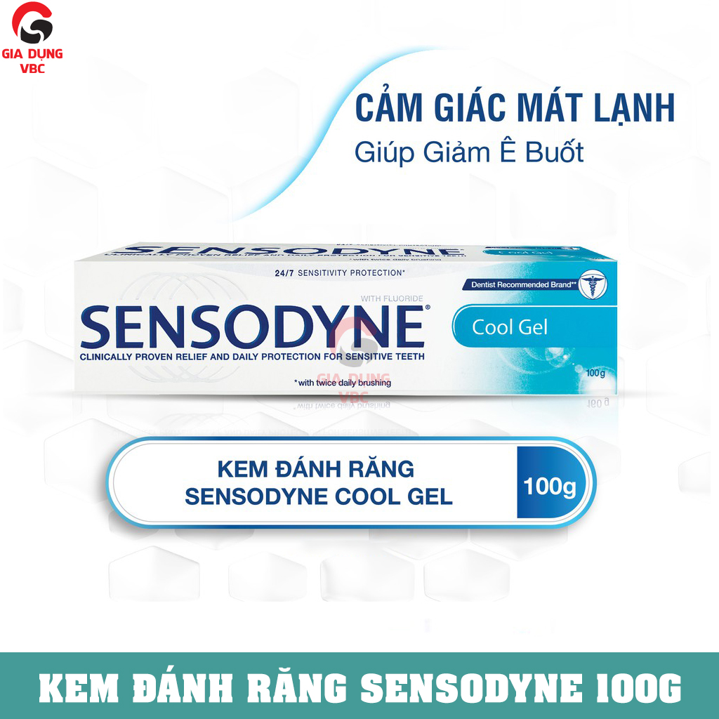 Kem đánh răng Sensodyne chống ê buốt làm trắng răng, Kem đánh răng chính hãng