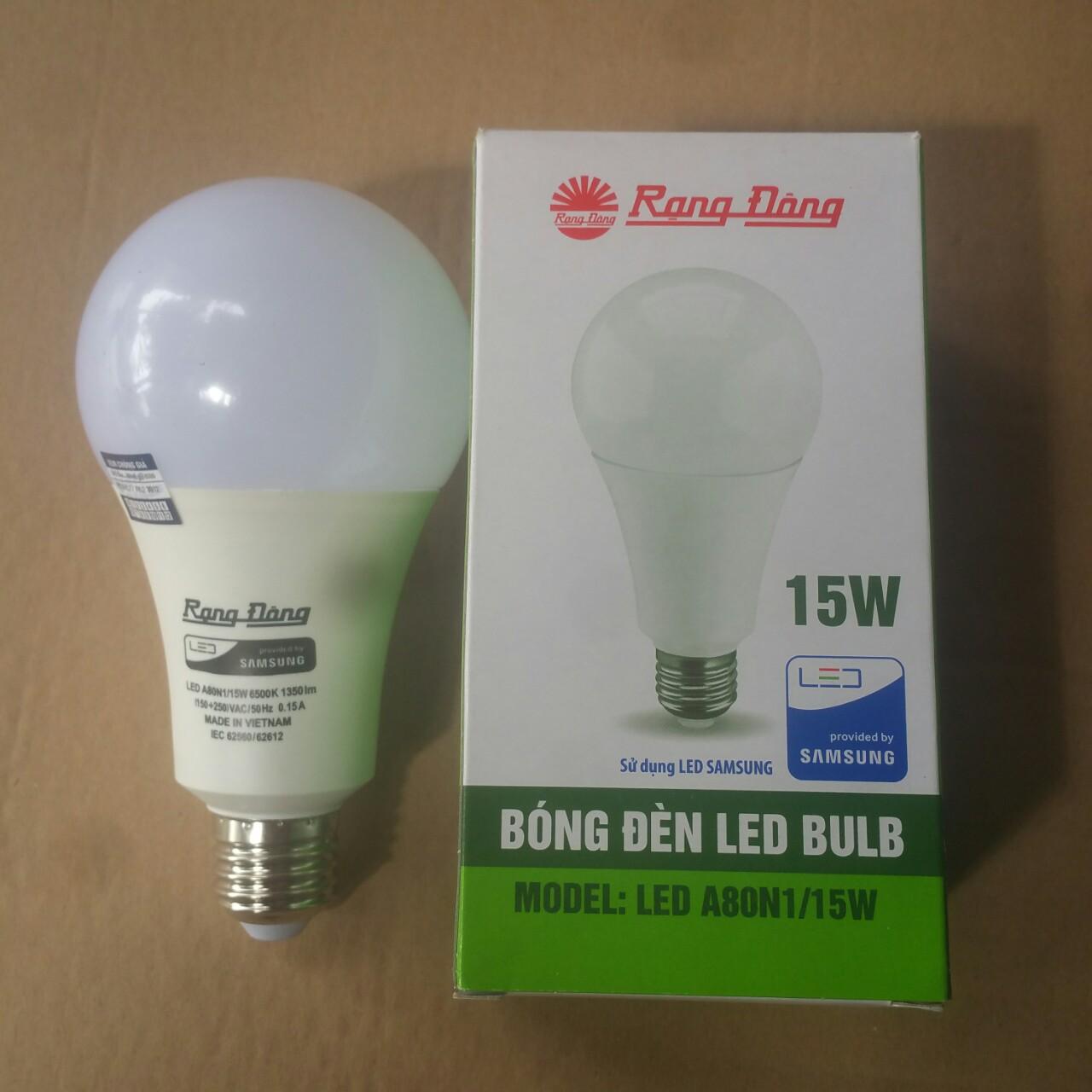 Bóng đèn LED TRÒN 15W RẠNG ĐÔNG