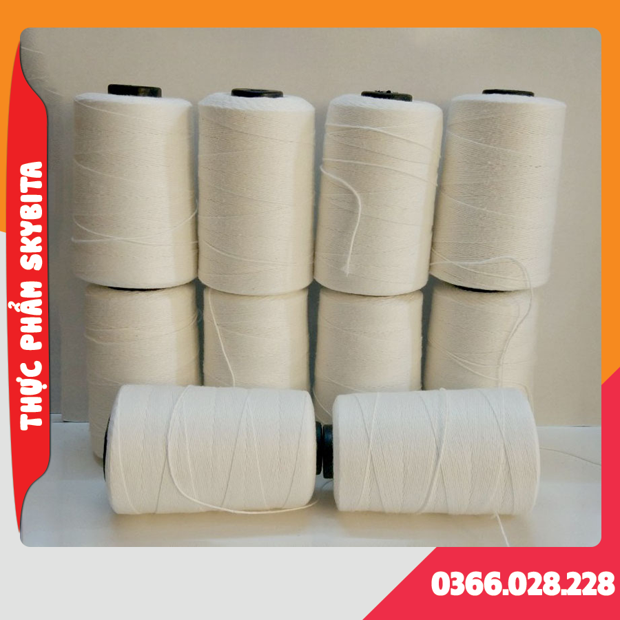 Chỉ buộc xúc xích buộc lạp xưởng, dồi sụn, chân giò