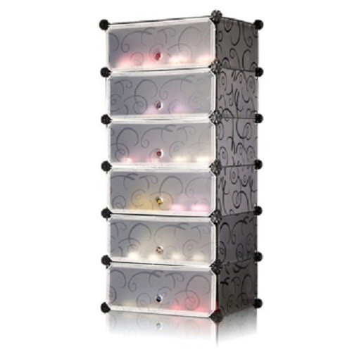 Tủ giày lắp ghép 6 ô