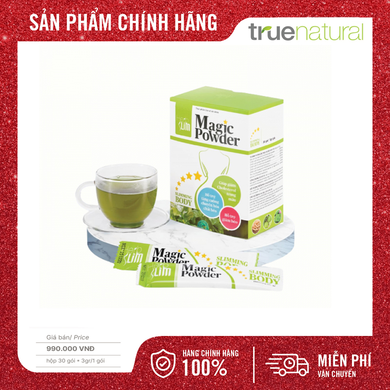 Bột cần tây herbslim - magic powder giảm cân + thanh lọc cơ thể + làm đẹp da