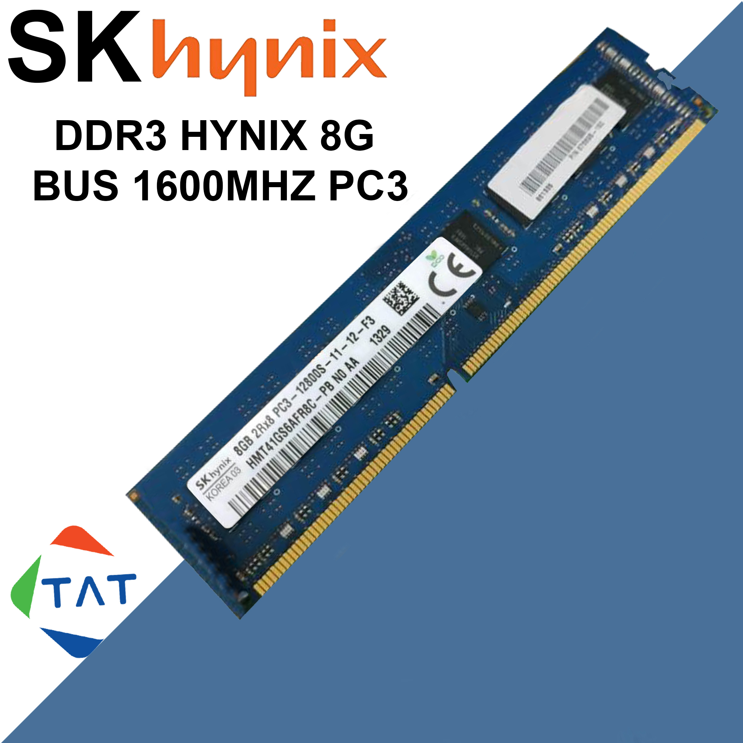 Ram Hynix Samsung 8GB DDR3 bus 1600Mhz máy bàn, desktop, PC