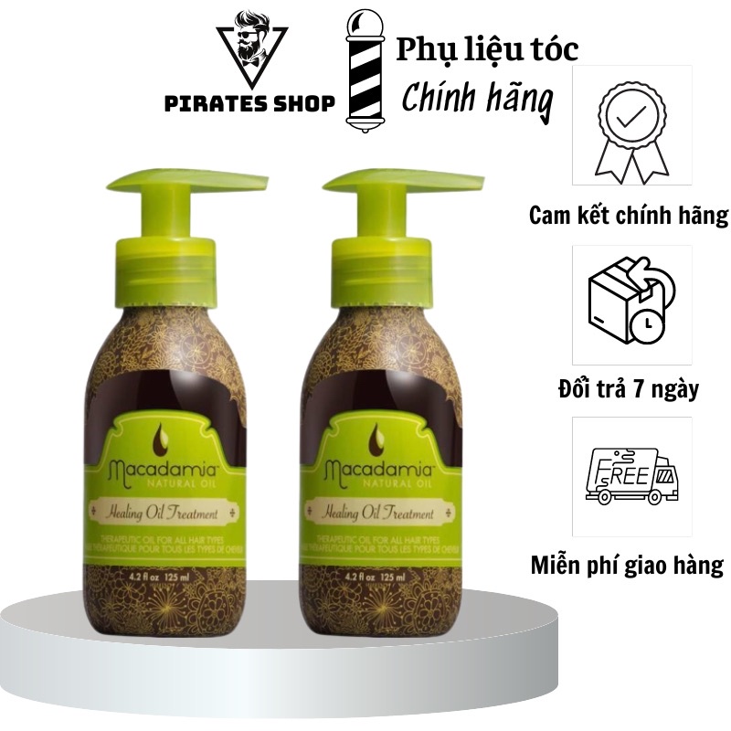 Tinh dầu dưỡng tóc MACADAMIA cao cấp phục hồi tóc hư tổn hàng chính hãng