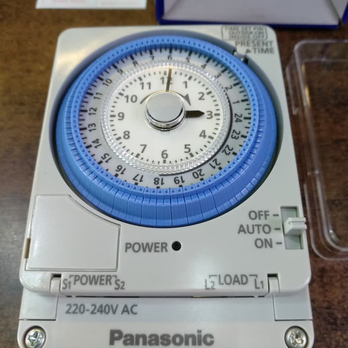 Rơ le thời gian Panasonic TB38809N - timer 24h - Công tắc hẹn giờ