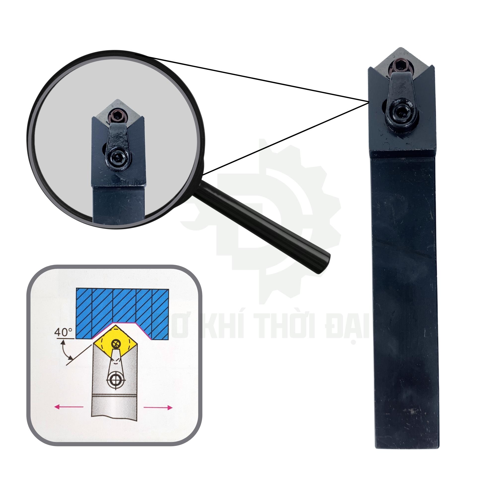 CÁN DAO TIỆN 20 25 CNC MCMNN2020K12 - 100 , MCMNN2525M12 - 100TIỆN GÓC 40 ĐỘ LẮP MẢNH CN12