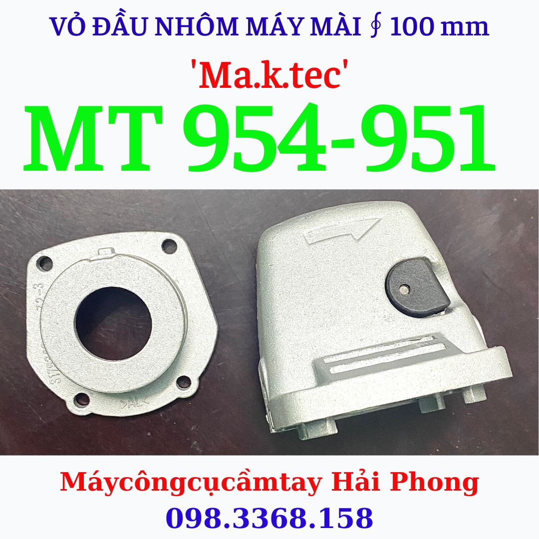 Vỏ đầu nhôm máy mài 'maktec' mod. mt954-mt951 , 'dca' mod. asm , 'dongcheng' mod. dsm
