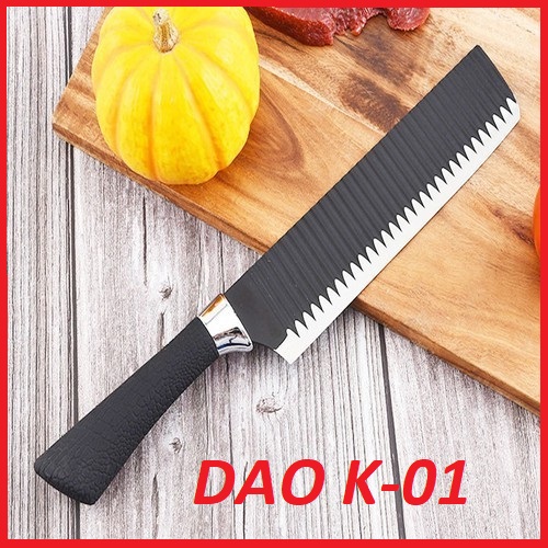Dao răng cưa lượn sóng cắt rau củ TANOSA - Dao lượn sóng chống dính cao cấp dao thái củ quả đa năng Nhật Bản, dao siêu bén ,...