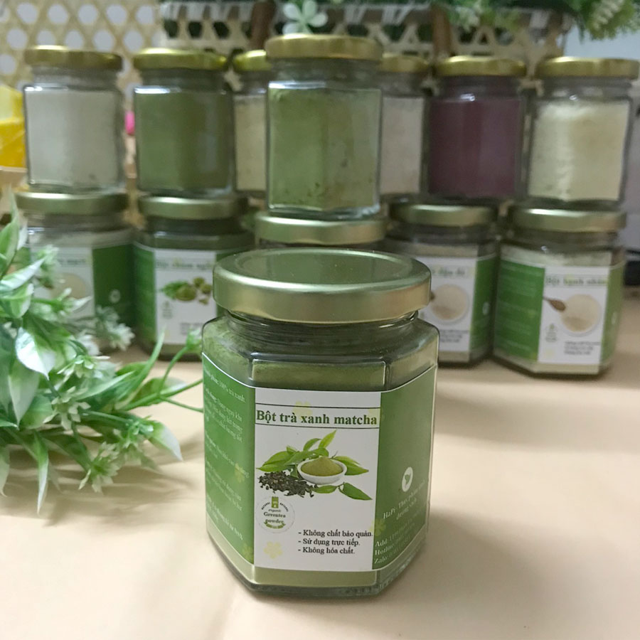 Bột trà xanh - matcha nhật / vn cao cấp.- 100g