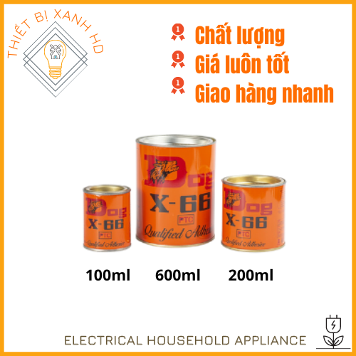 Keo con chó - keo dog x66 100m, 200ml, 600ml