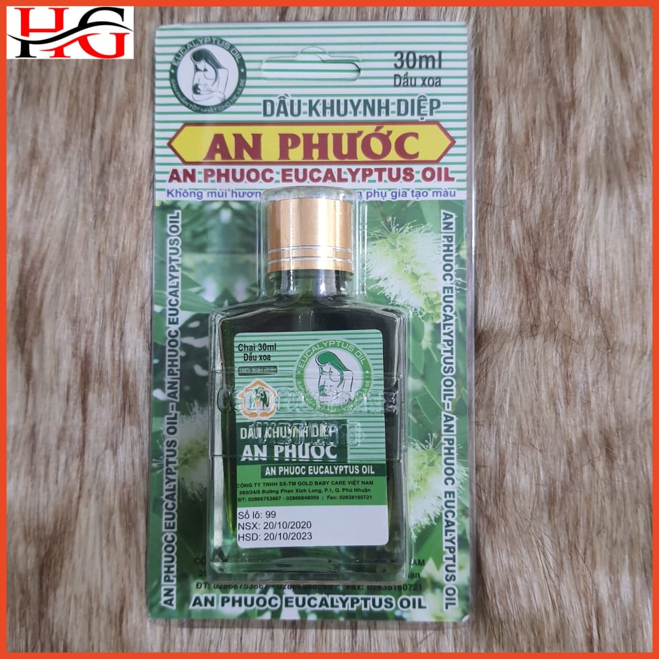 Dầu khuynh diệp An Phước 30ml, hỗ trợ cảm cúm, đau nhức, xoa bóp ngoài da tại chỗ đau, ăn không tiêu, đau bụng