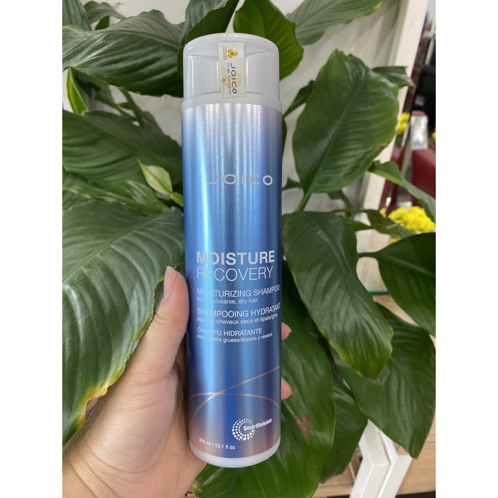 [Dành cho tóc khô xơ] Dầu gội Joico Moisture Recovery Shampoo 300ml phục hồi độ ẩm và dưỡng tóc mềm mượt