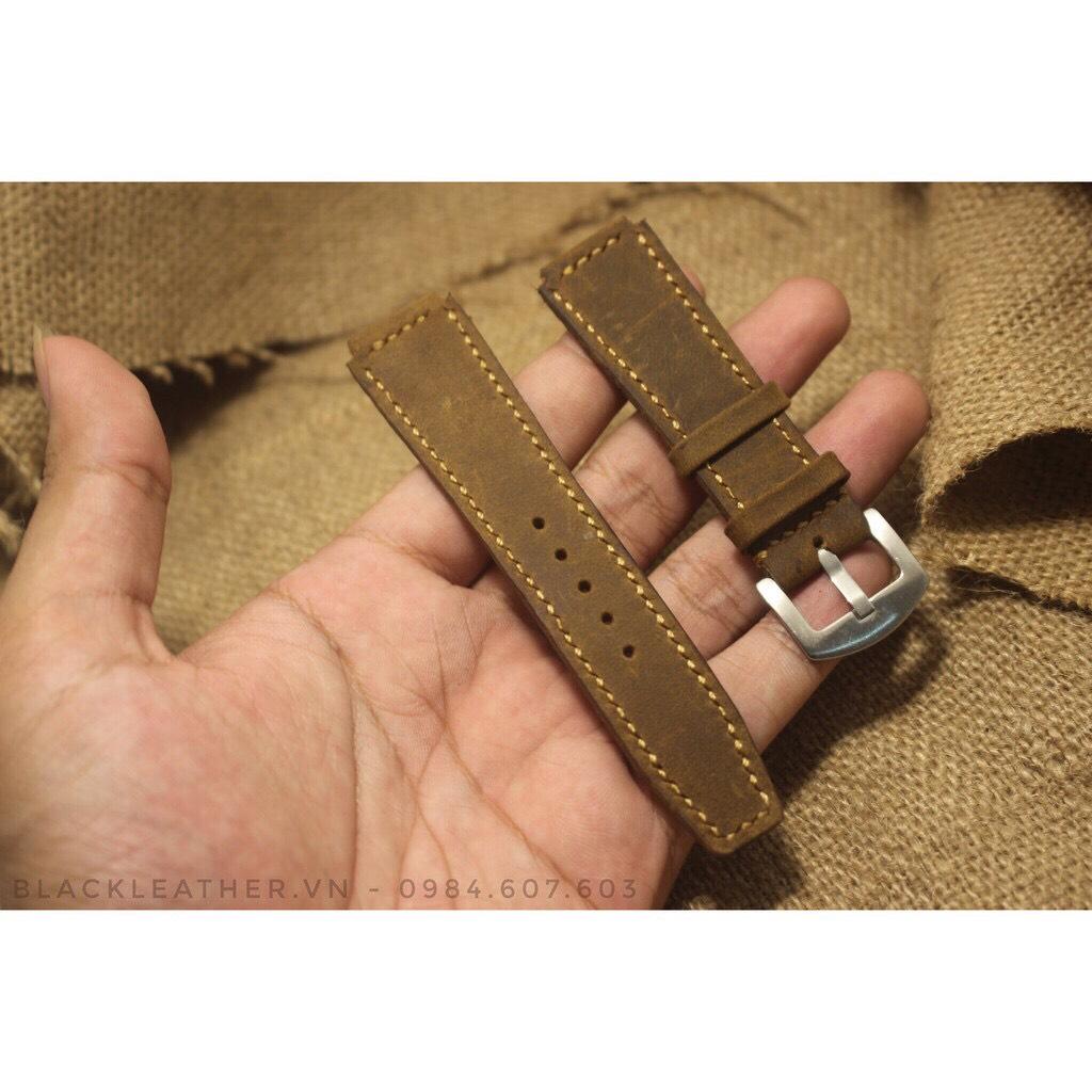 Dây da casi_o ae1200 - da sáp ngựa handmade