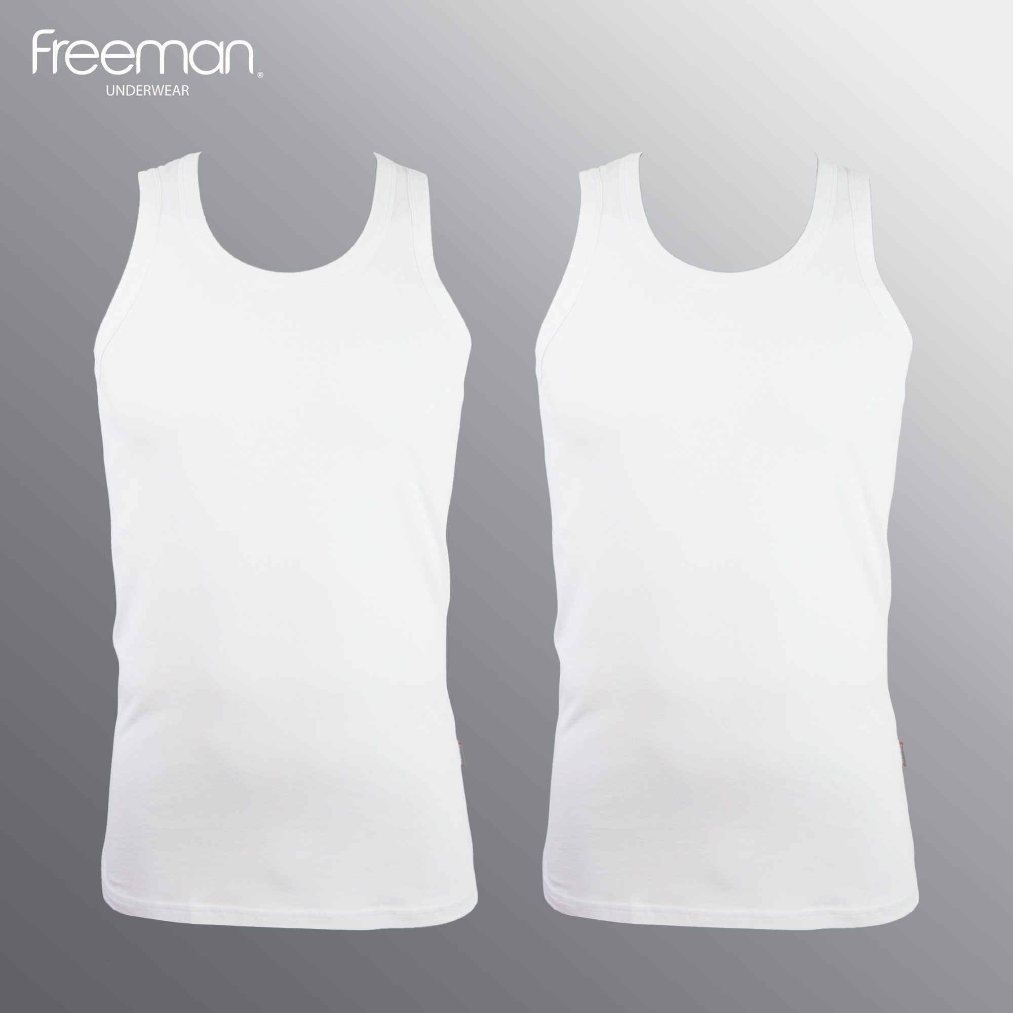 Áo thun ba lỗ nam Freeman, chất liệu cotton thông thoáng ASF208
