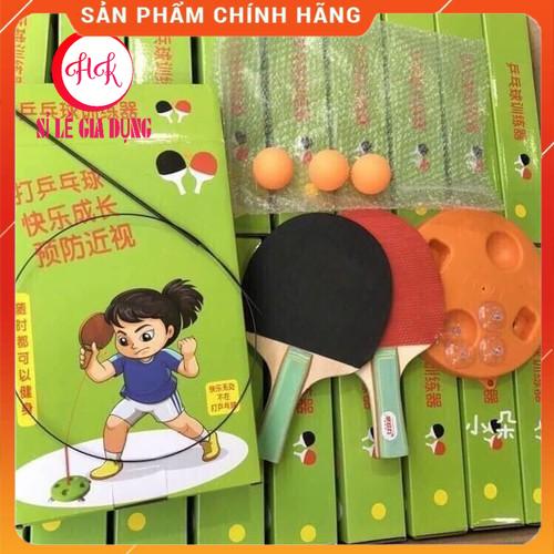 Bộ đồ chơi bóng bàn gỗ kèm quà tặng- bóng bàn luyện phản xạ - bộ đồ chơi bóng phản xạ - dụng cụ tập đánh bóng bàn cho mọi lứa tuổi