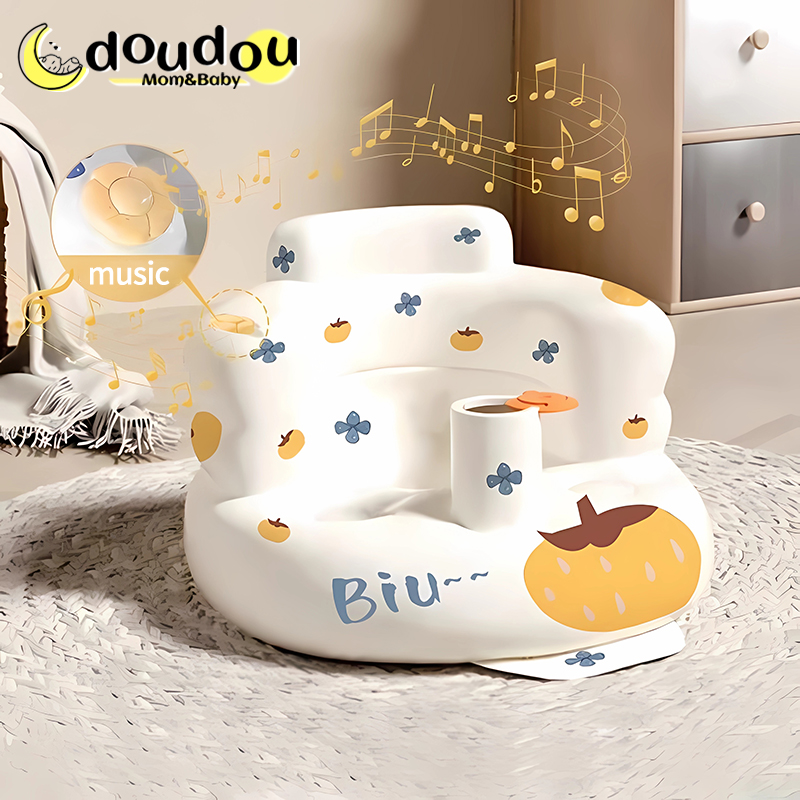 Ghế tắm dạng ngồi đứng cho bé sofa bơm hơi trẻ em Ghế hơi bé tập ngồi cao cấp phong cách Hàn Quốc Tự Động Chống trơn