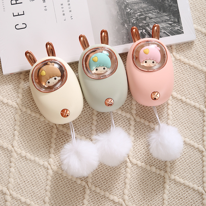 Máy sưởi cầm tay mini hình khuôn mặt bé gái dễ thương - mẫu 03