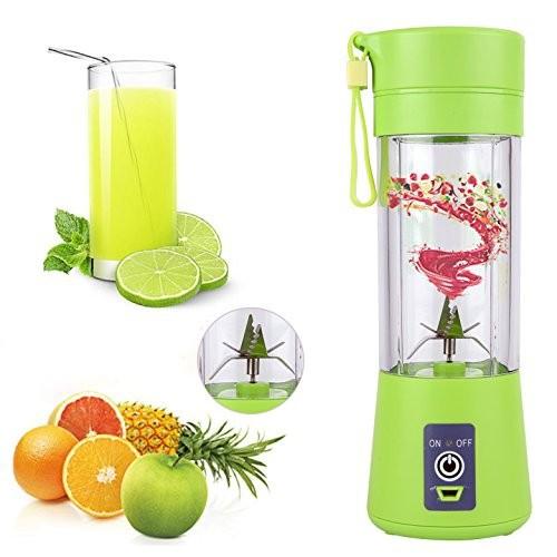 Máy xay sinh tố mini chạy bằng sạc điện USB cao cấp 4 lưỡi, may xay sinh to mini chay bang sac dien USB caoc ap 4 luoi