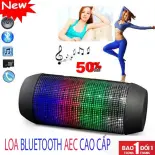 Xả hàng - Loa Bluetooth Thông Minh Chính hãng Aec BQ- 615 Âm Thanh Vòm 360 Độ, Tích Hợp 80 Đèn Led Quanh Loa ,Siêu Trầm -dc3700