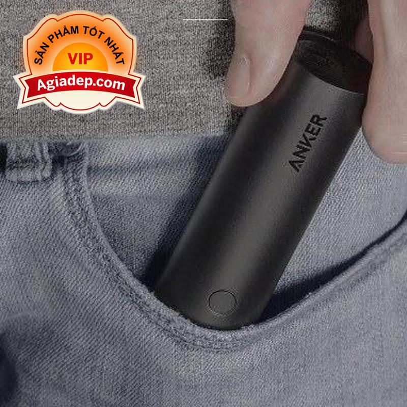 Pin Sạc dự phòng cao cấp Anker - 5000mah (hình trụ) - Agiadep