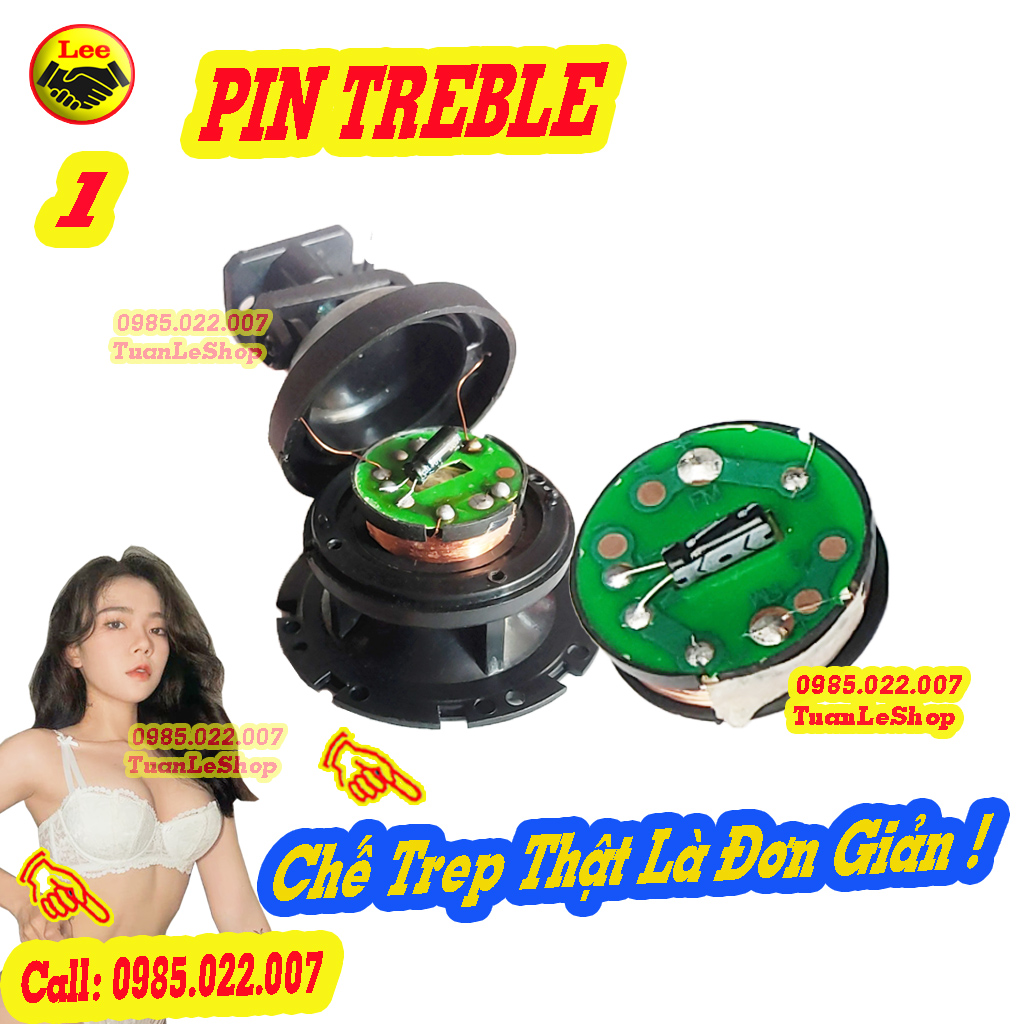 Pin loa treble thạch anh – pin sieu tep – giá 01 chiếc