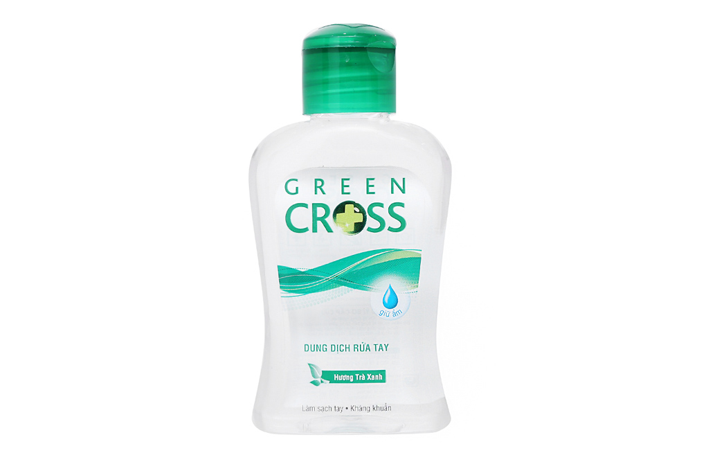 Nước rửa tay khô Green Gross hương Trà xanh chai 100ml