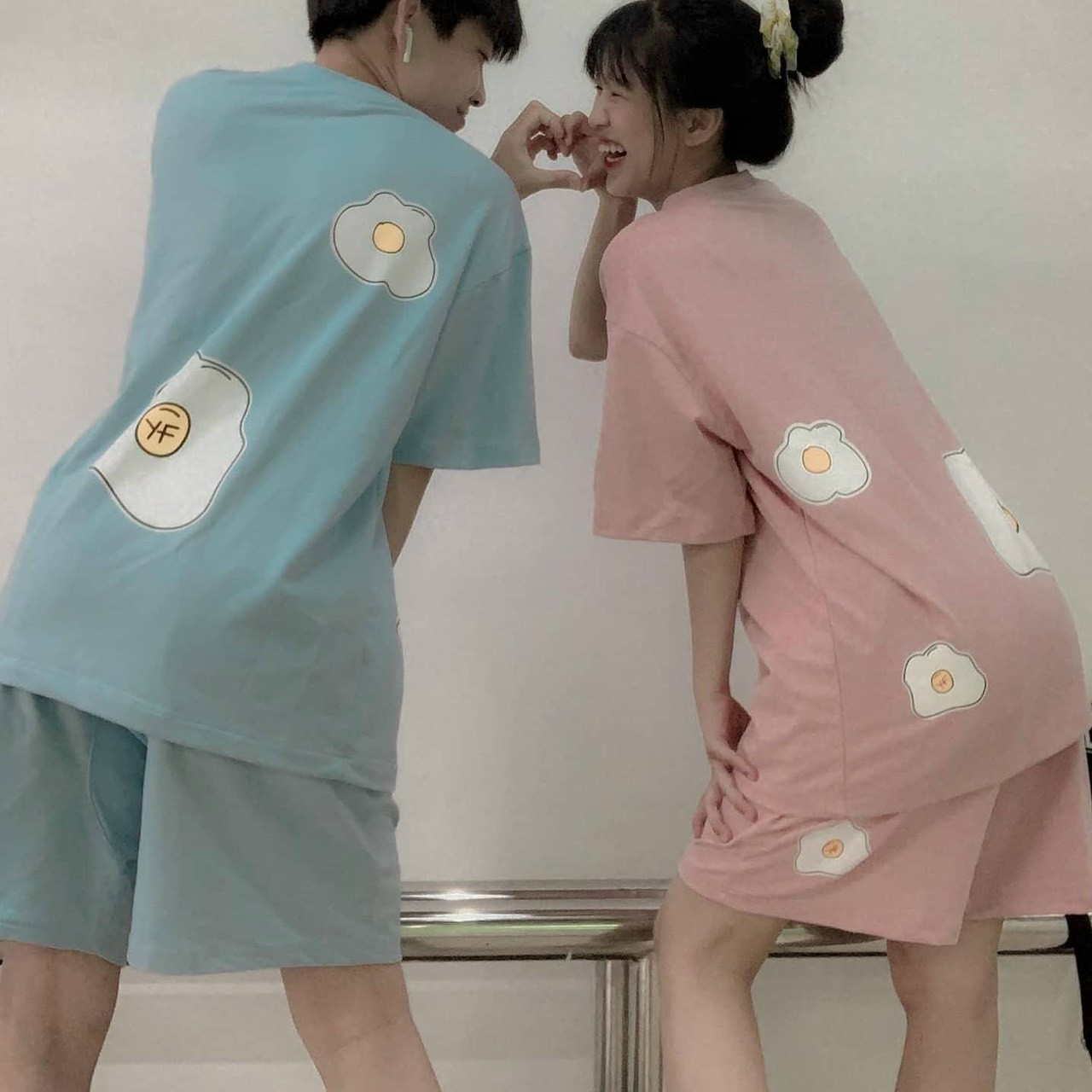 SÉT BỘ ĐỒ NGỦ SÉT ĐỒ CẶP NAM NỮ THUN COTTON THOÁNG MÁT SIÊU XINH SIÊU CUTE NAM NỮ TP