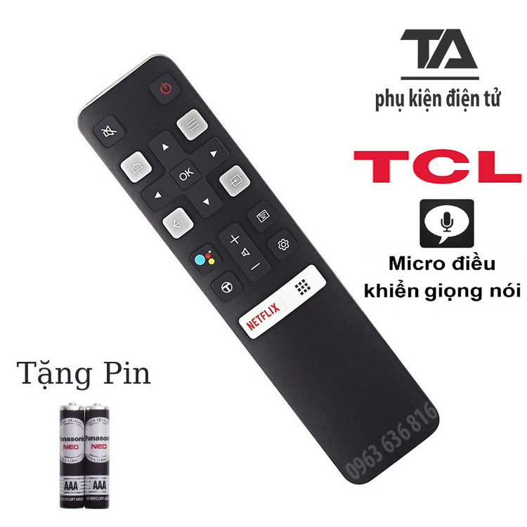 [ FREESHIP ] REMOTE TIVI TCL GIỌNG NÓI ✔ ĐIỀU KHIỂN TIVI TCL - CHÍNH HÃNG