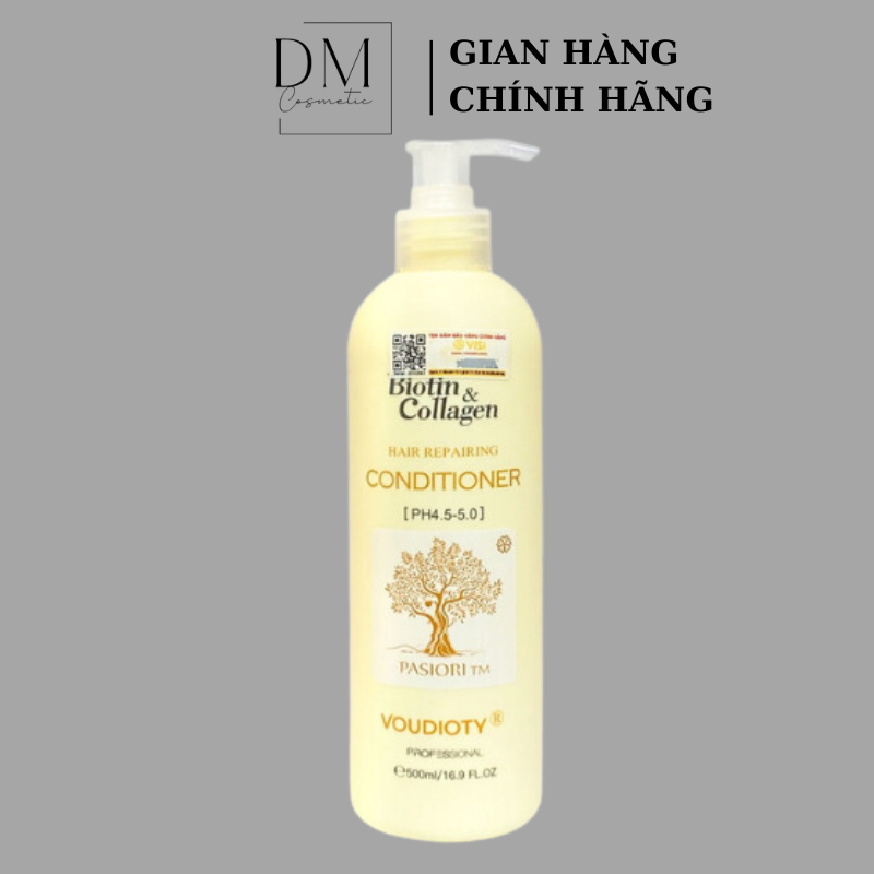 Dầu xả biotin & collagen siêu mềm mượt vàng 500ml - 1000ml