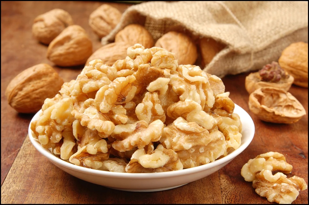 Nhân óc chó sống mỹ 200g nhân óc chó nhập khẩu usa nấu sữa hạt granola hàng date mới liên tục