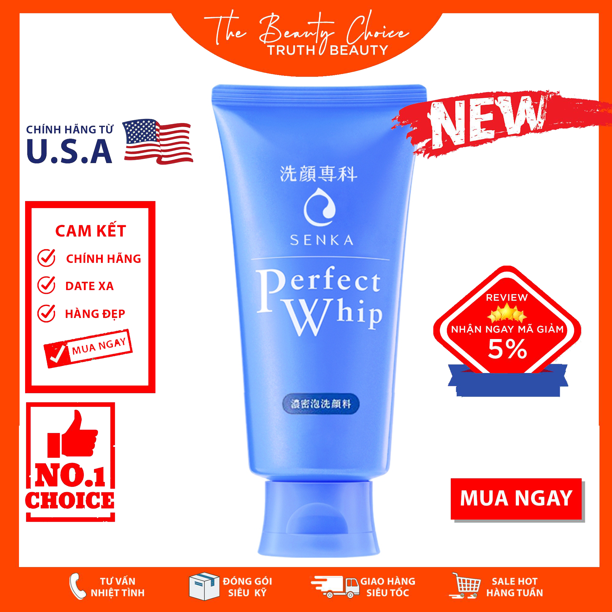 Sữa Rửa Mặt Shiseido Senka Perfect Whip