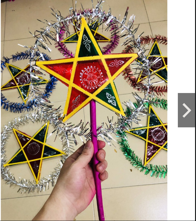 Combo sỉ 50 đèn ông sao 25cm vui trung thu