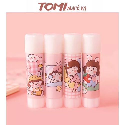 Hồ khô hồ dán giấy thủ công tomi hoạ tiết dễ thương 045
