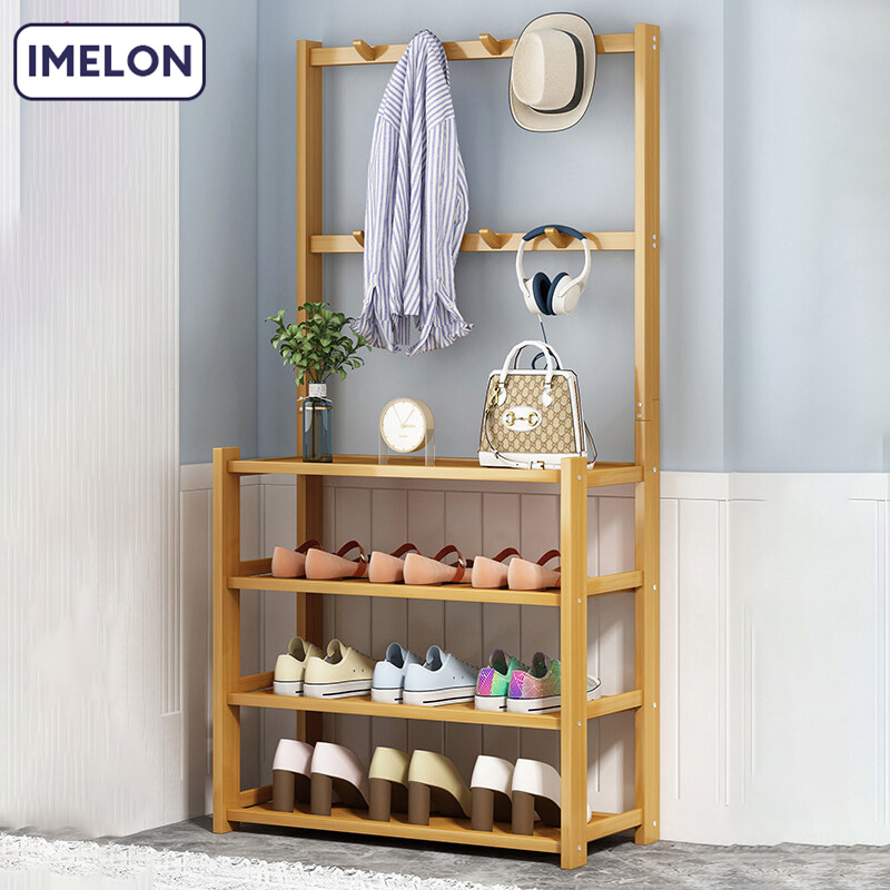 IMELON quả tặng miễn phí TOÀN CỬA HÀNG Giá Để Giày Đơn Giản Giá Để Giày Bằng Gỗ Nguyên Khối Giá Đựng Đồ Lặt Vặtkệ đựng đồ đa năng