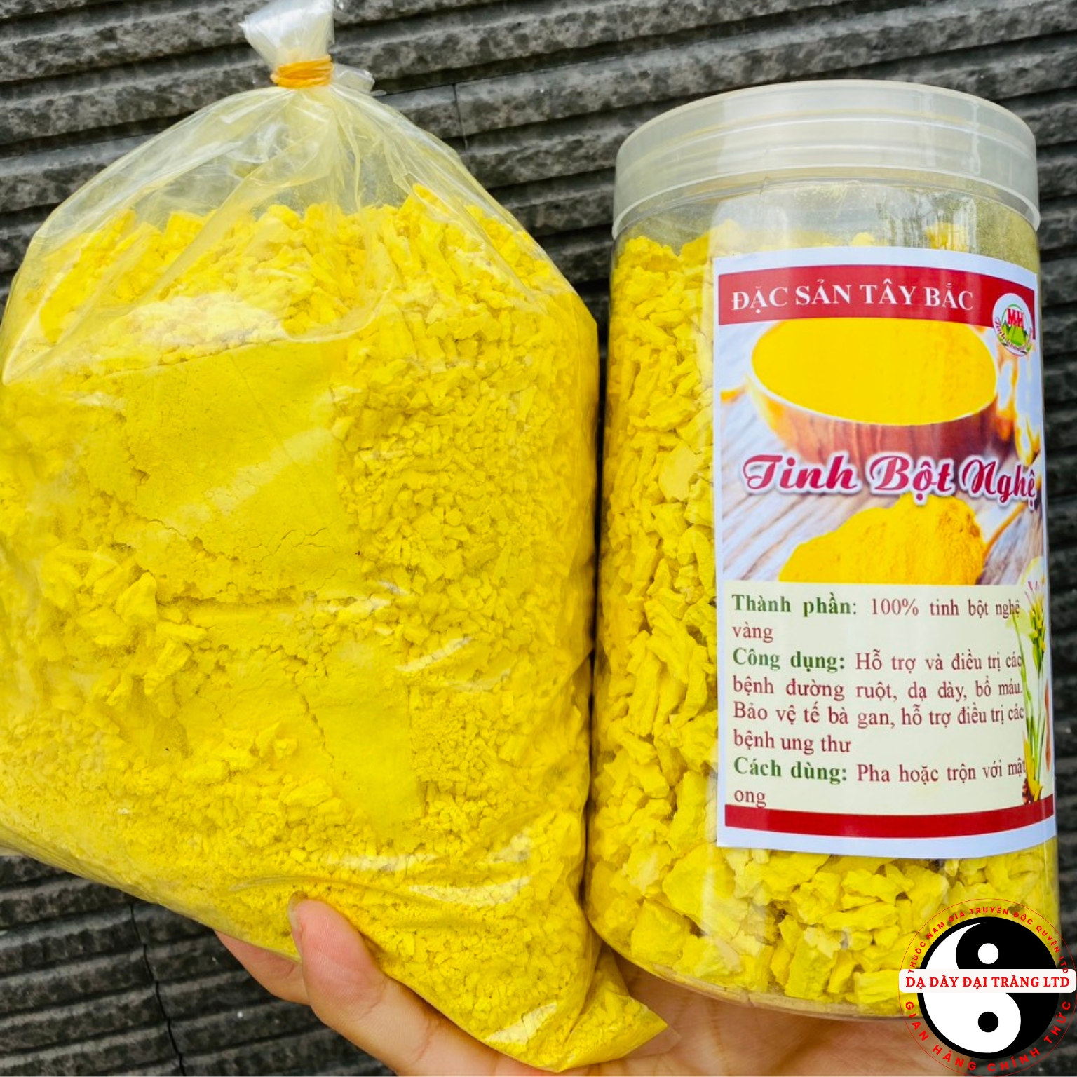 Tinh bột nghệ nguyên chất Tây Bắc xay lọc, tinh chế thủ công. Tinh bột nghệ vàng, đỏ nano dùng uống, trộn mật ong