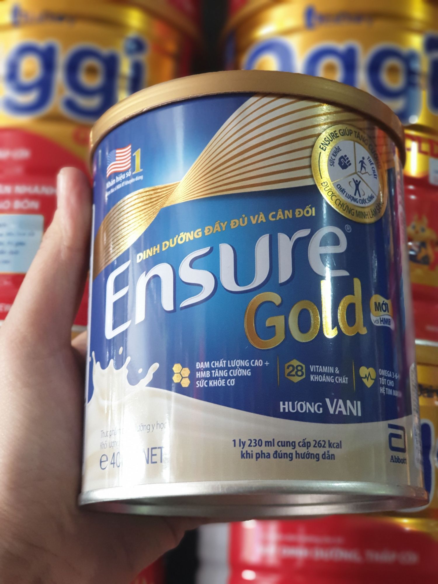 Sữa bột ensure vani 400g