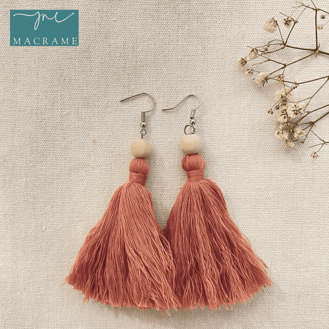 ON SALE JNC bông tai macrame đi biển cá tính độc đáo thời thượng kiểu dáng công chúa