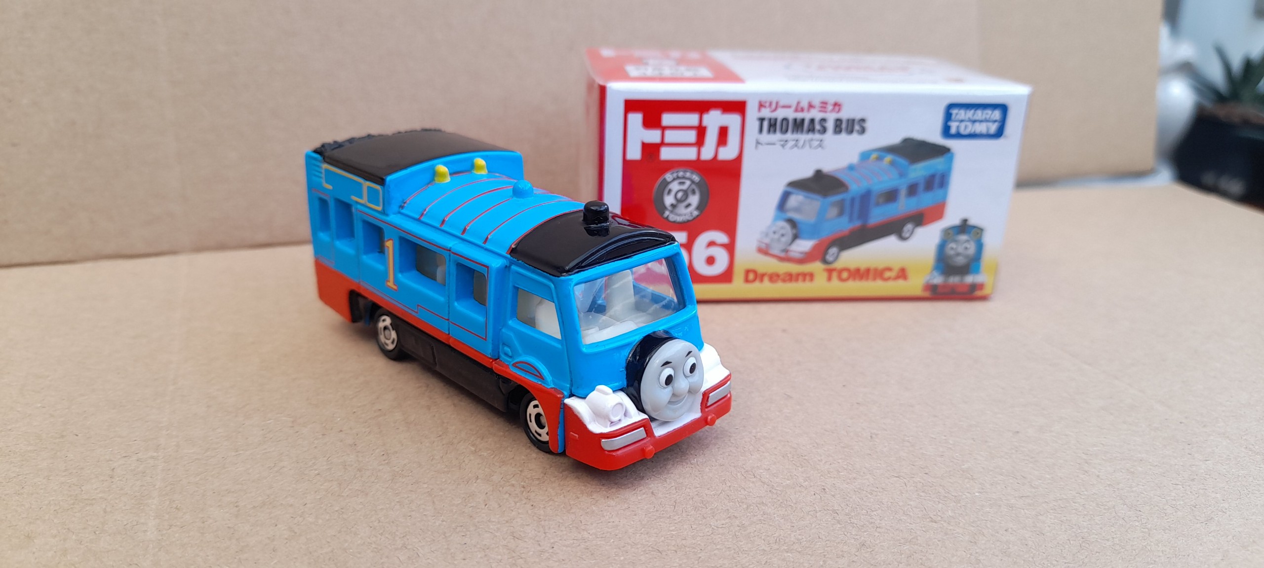 Xe mô hình Tomica Nhật Bản - Xe Bus Thomas Màu xanh phiên bản Dream Tomica giá rẻ cho bé hay sưu tập