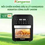 Nồi chiên không dầu điện tử Kangaroo KG6AF2A  - Dung tích 6 Lít - Công suất 1400W - Hàng chính hãng