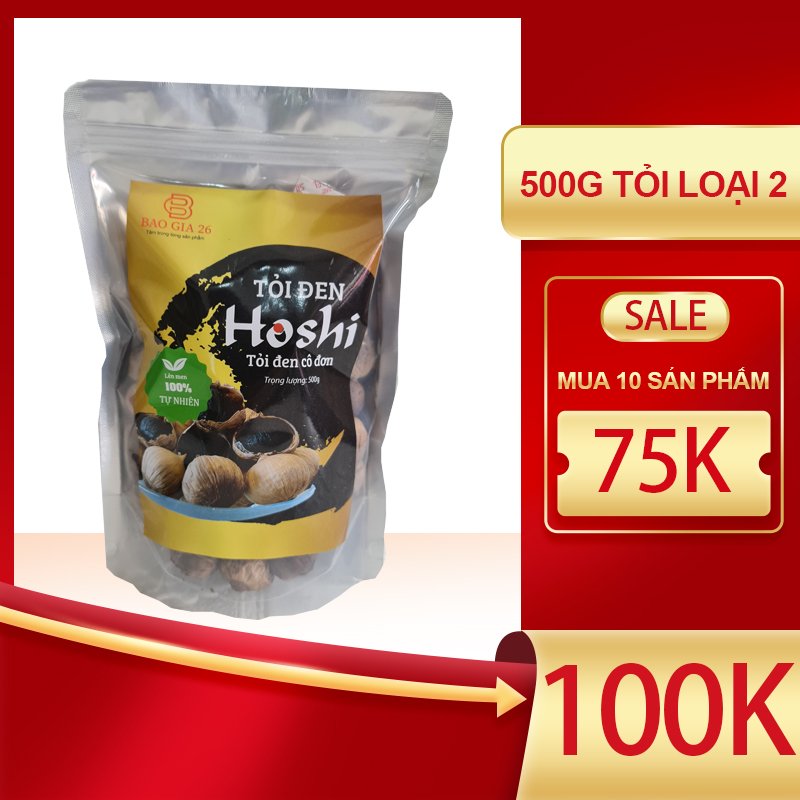 [500g] Tỏi đen cô đơn loại 2