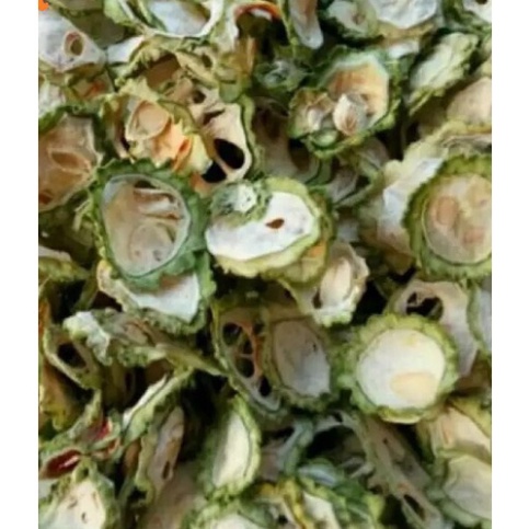 1kg Khổ qua thái lát sấy khô, mướp đắng thái lát sấy khô