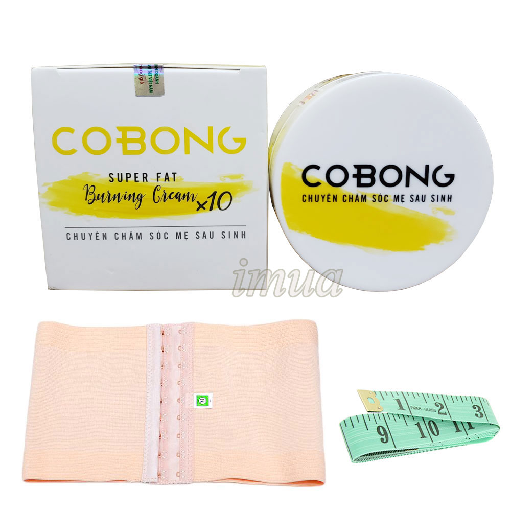 [HCM]Kem tan mỡ Cô Bông x10 chăm sóc mẹ sau sinh tặng NỊT BỤNG và THƯỚC DÂY
