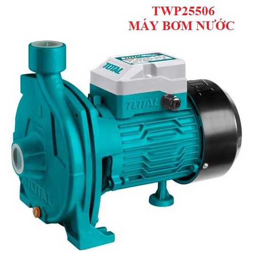 Máy bơm nước 550w total twp25506 motor dây đồng máy bơm nước total chiều cao bơm tối đa 25m, lưu lượng tối đa 100 lít/ph