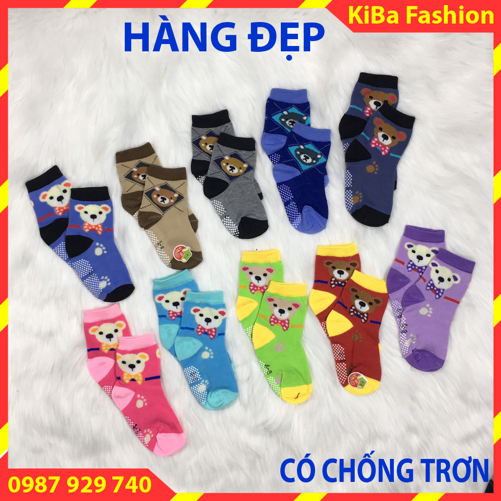 Combo 5 đôi tất bàn chân cho bé từ 1-4 tuổi 5tks - kiba.shop