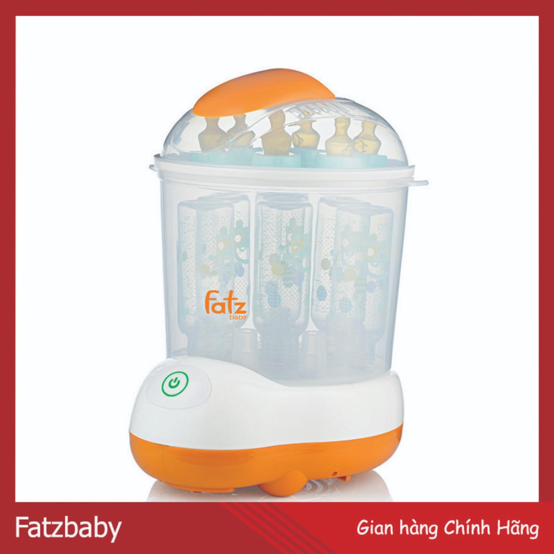 Máy Tiệt Trùng Hơi Nước 12 Phút Sấy Khô 30 Phút 8 Bình Sữa Fatz (Phân Phối Chính Hãng)