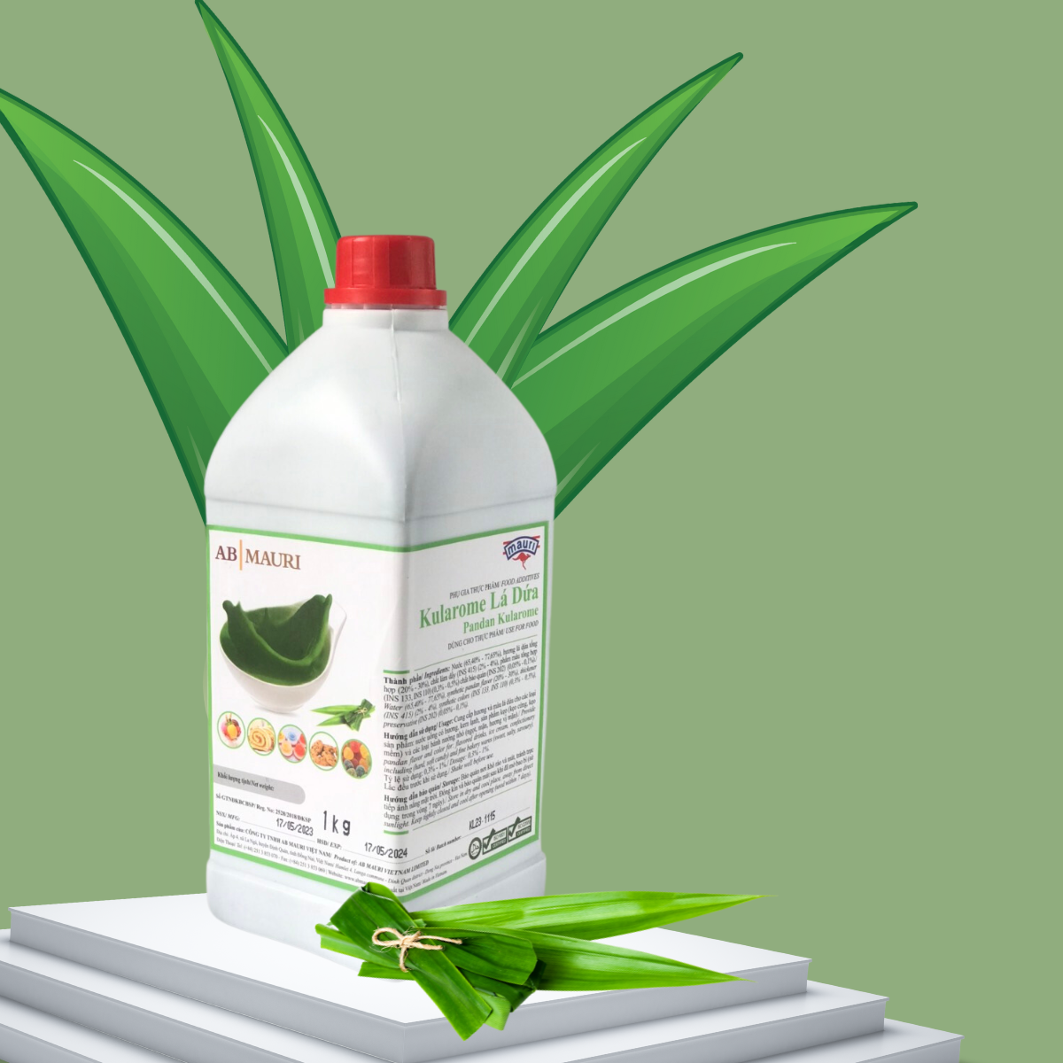 Hương lá dứa mauri 1 kg