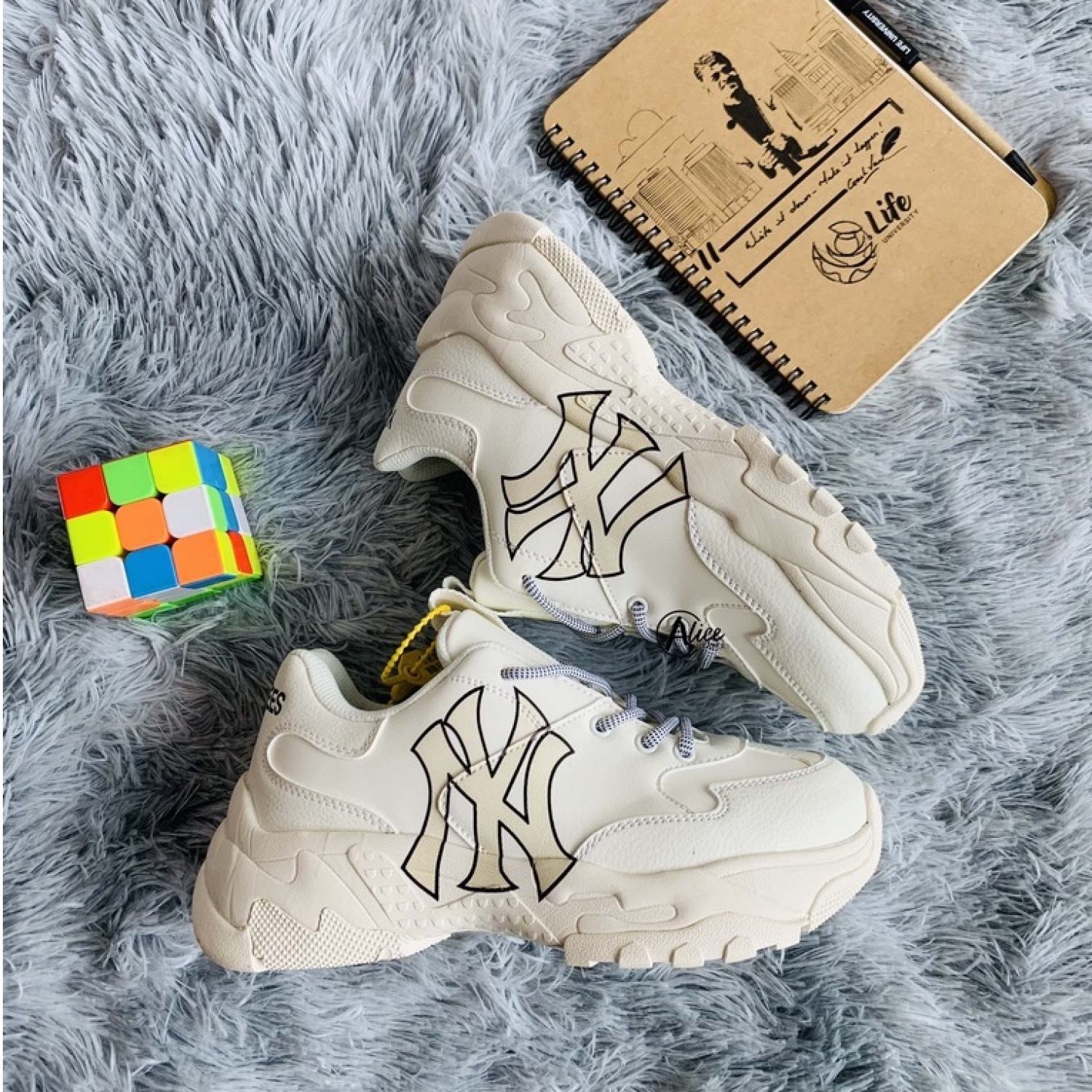 Giày sneaker nam nữ ny vàng big ball chunky new york