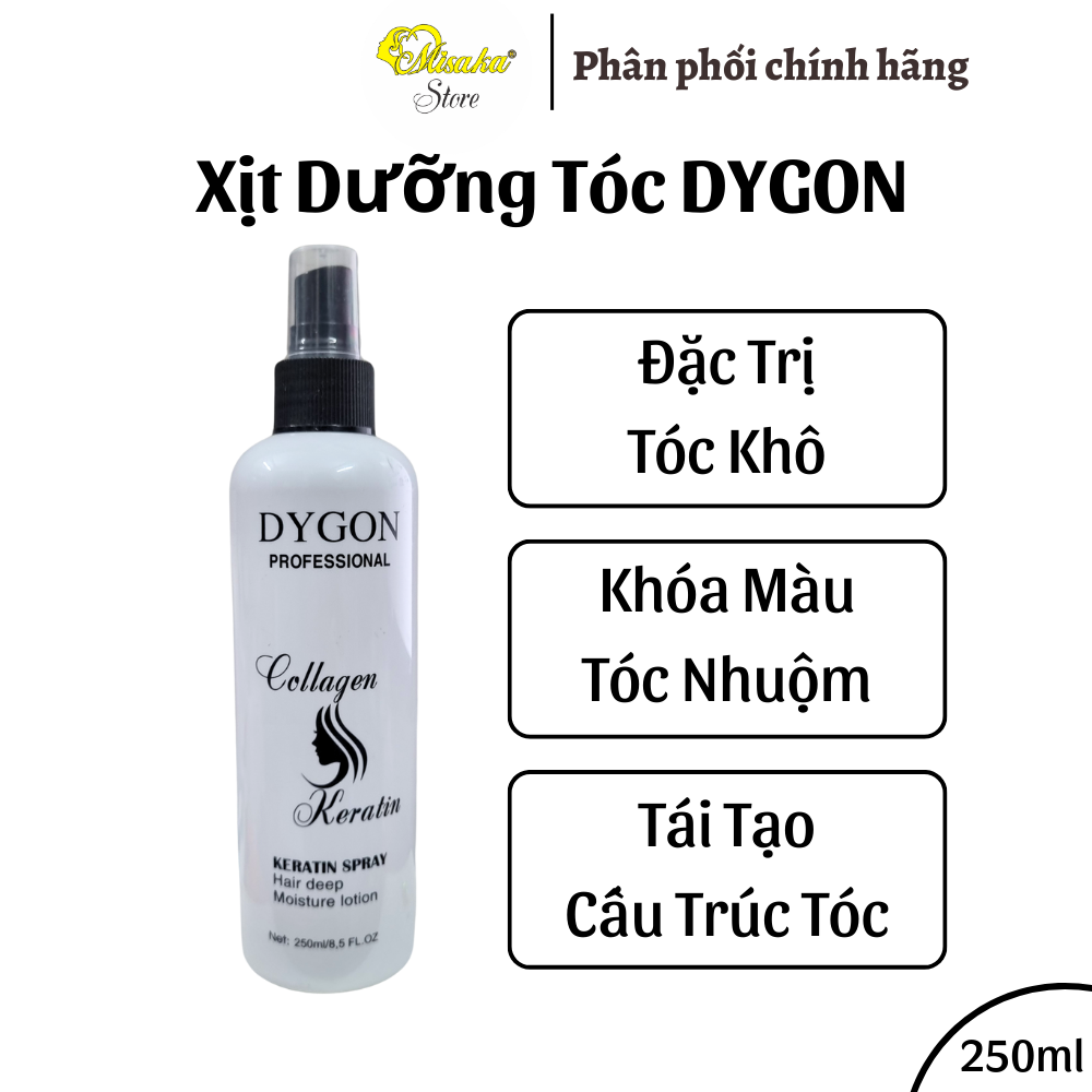 Xit dưỡng tóc dygon , nước hoa , phục hồi bảo vệ tóc - 250ml
